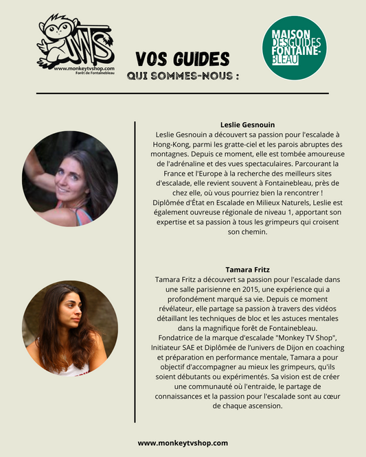 11 octobre 2025 - Journée Initiation & Perfectionnement Escalade en forêt de Fontainebleau Monkey Tv & La Maison des Guides