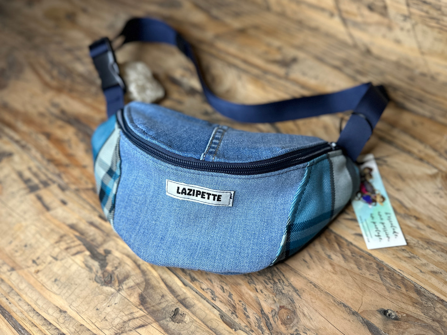 Sac banane blue 2
