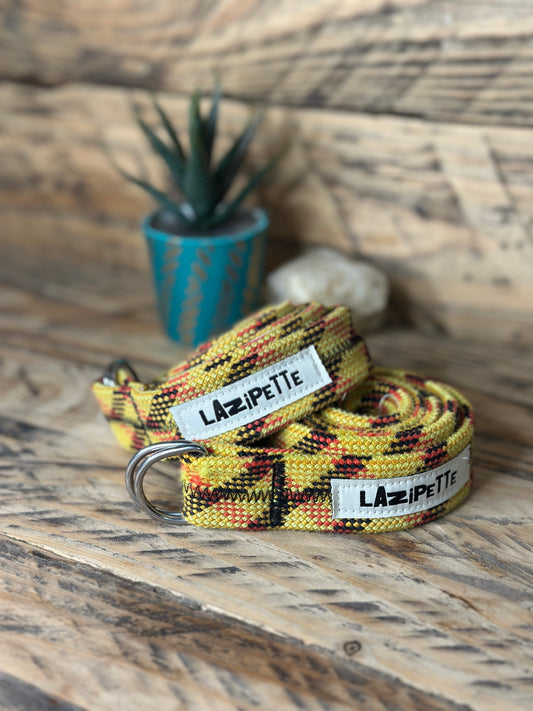 Ceinture jaune en corde d’escalade