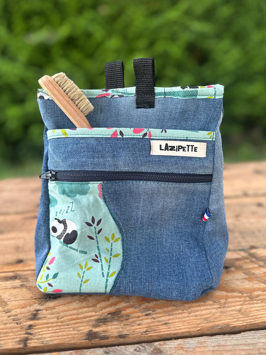 Sac à pof de bloc Panda fermeture à aimants