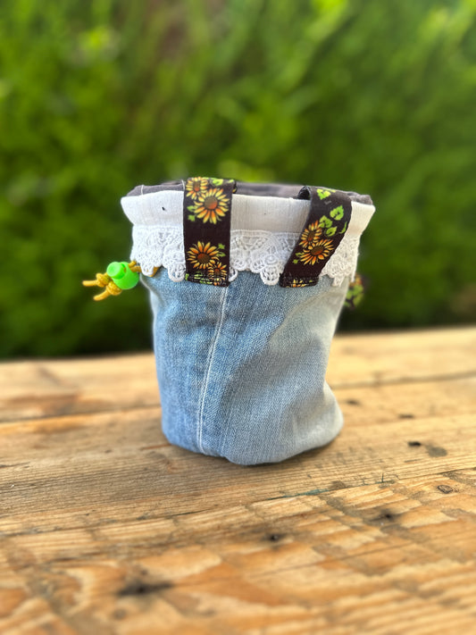 Sac à pof Zara dentelle 2