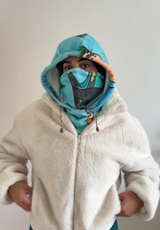 Capuche 3en1 polaire « brown » - édition limitée Escalade - LaZipette