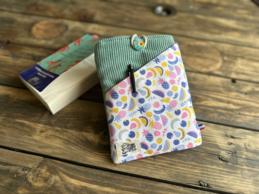 Pochette à livre ou liseuse melon