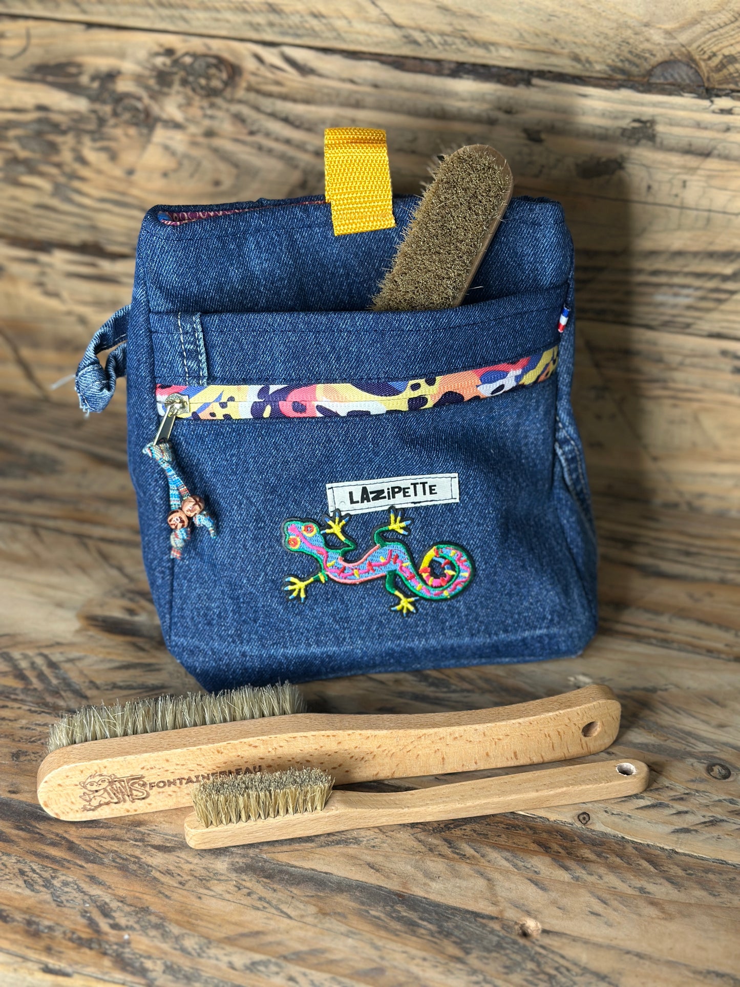 Sac à pof de bloc lezard - fermeture à aimants 🧲