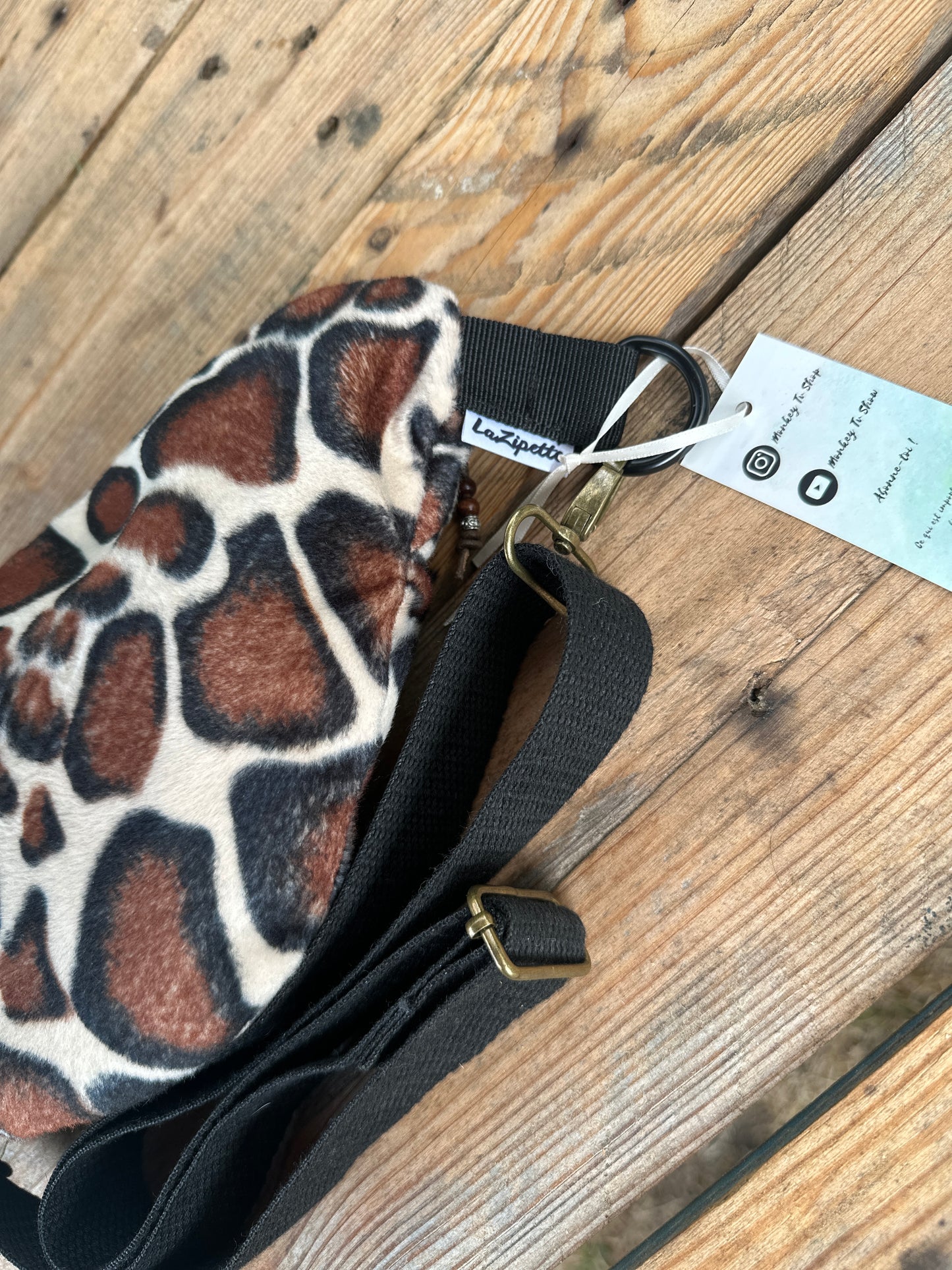 Sac banane girafe