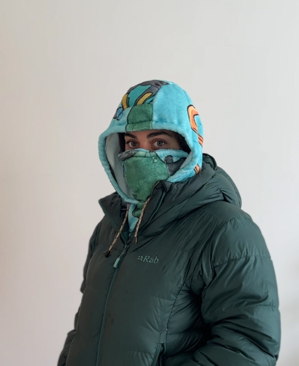 Capuche 3en1 Polaire « Green » – Édition Limitée escalade - LaZipette