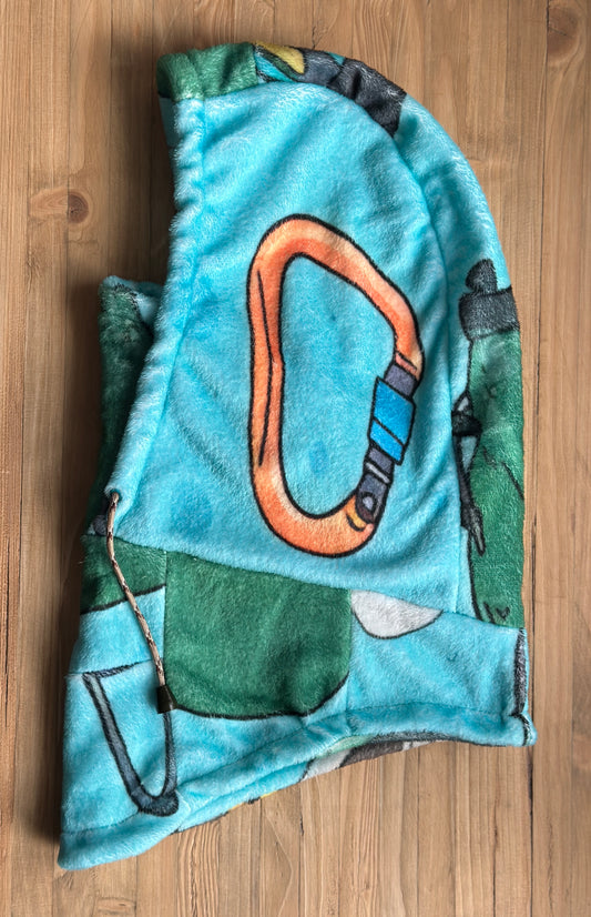 Capuche 3en1 Polaire « Green » – Édition Limitée escalade - LaZipette