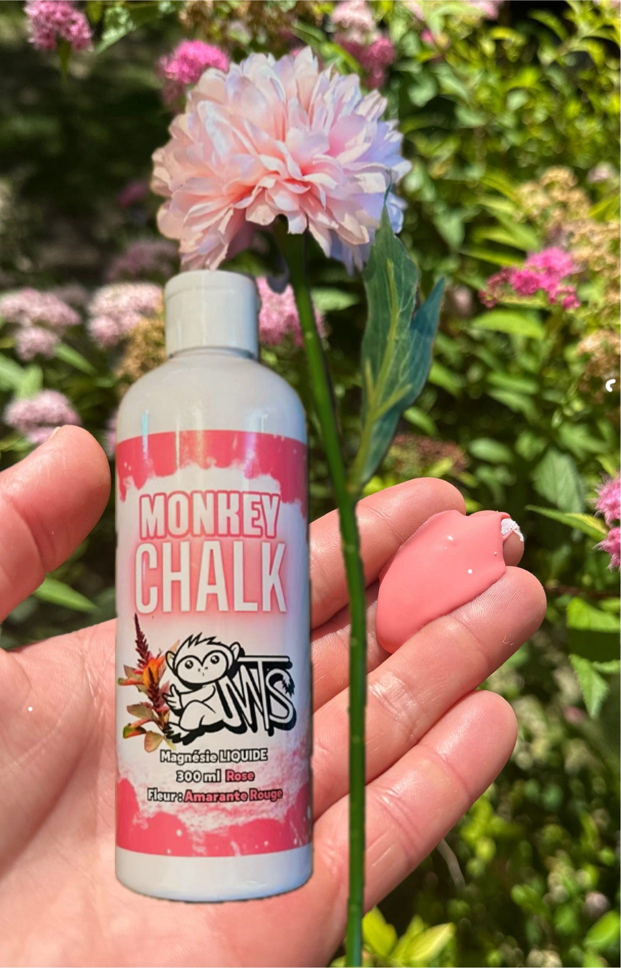 300ml Magnésie liquide Rose Monkey Chalk