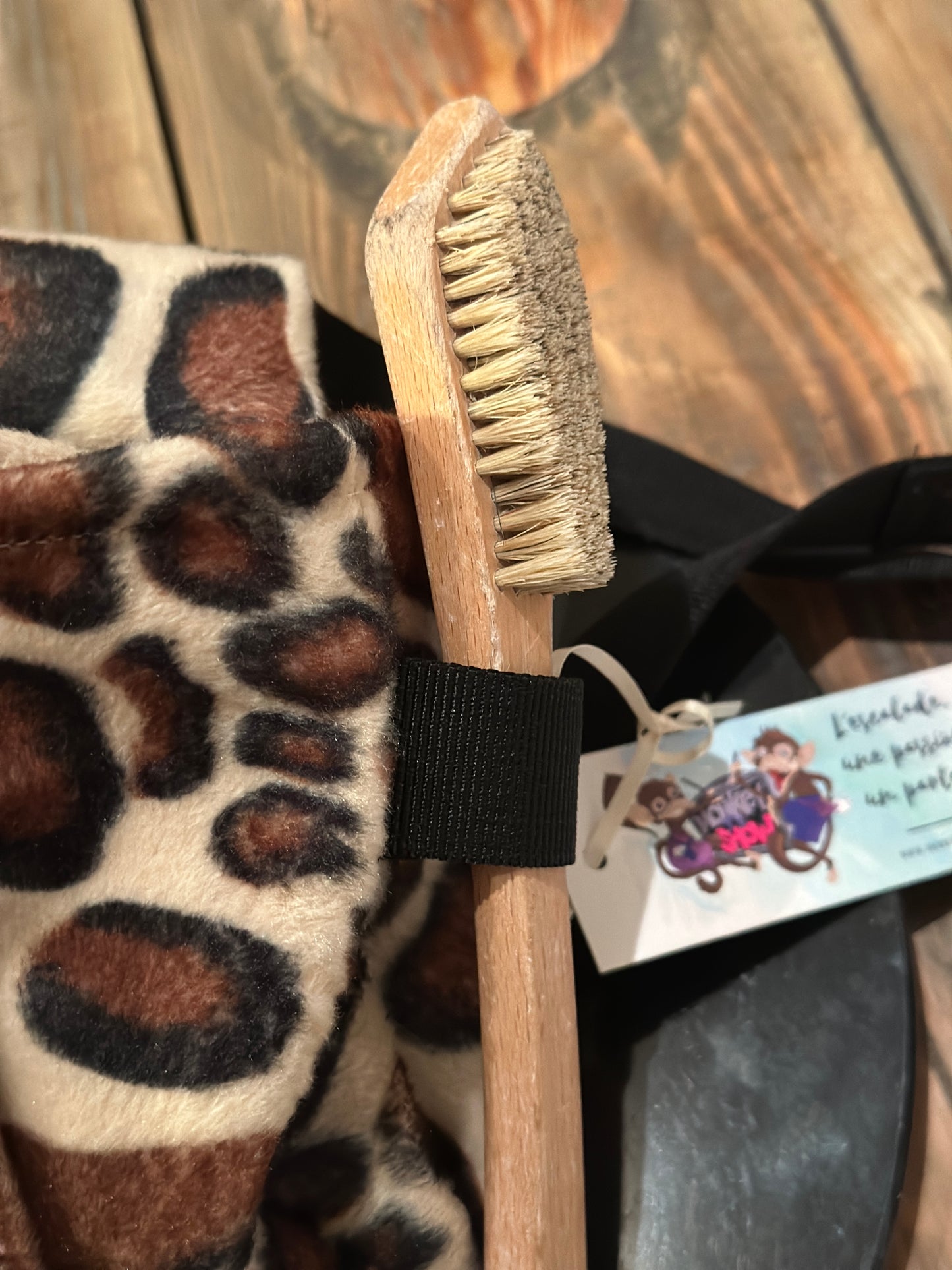 Sac à Magnesie avec poche fait main - Girafe