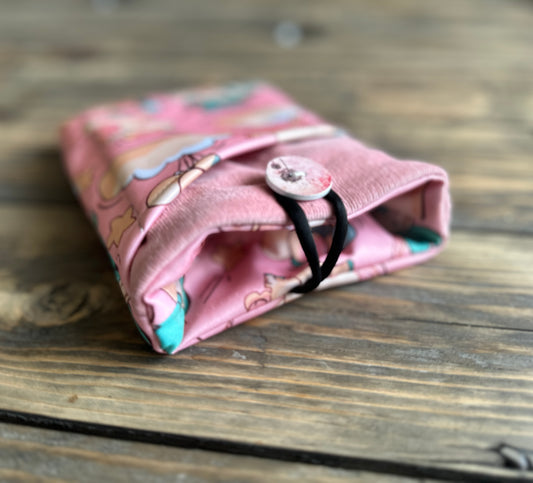 Pochette livre ou liseuse licorne imperméable