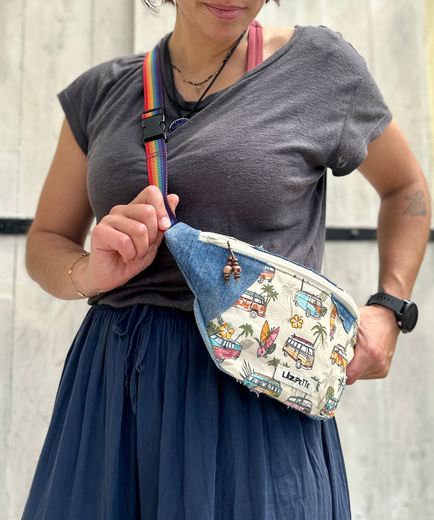 Sac banane van jean