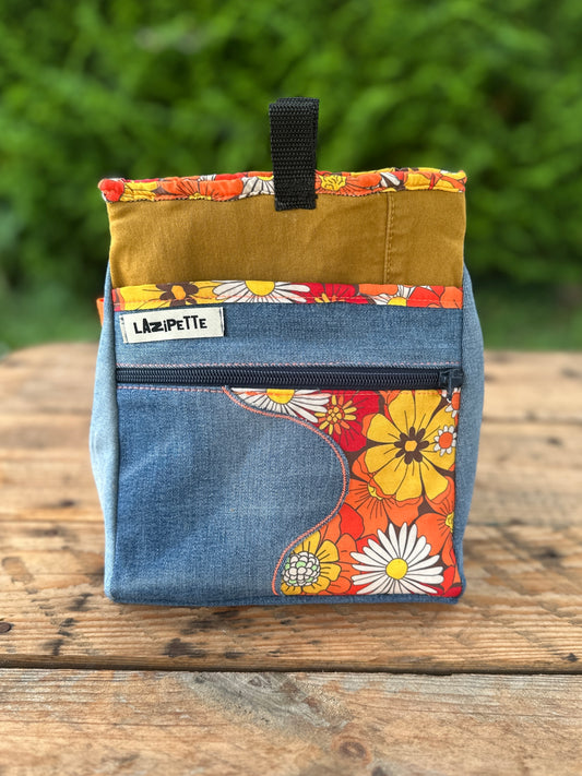 Sac à pof de bloc 70’s fermeture à aimants