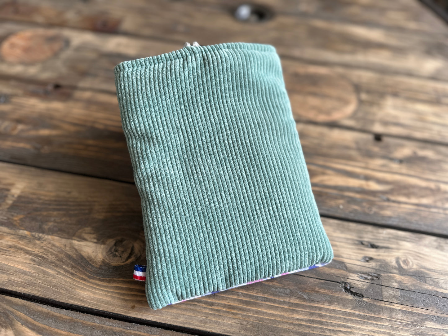 Pochette à livre ou liseuse melon