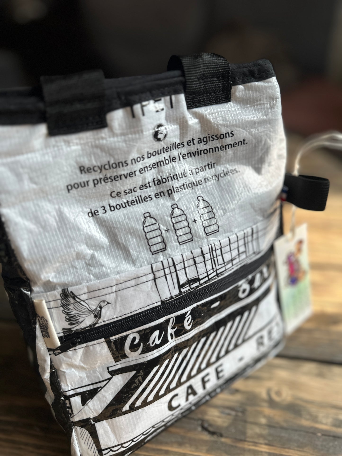 Sac à pof cabas café de Paris