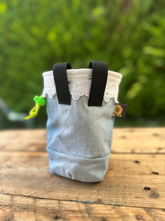 Sac à pof Zara dentelle 1