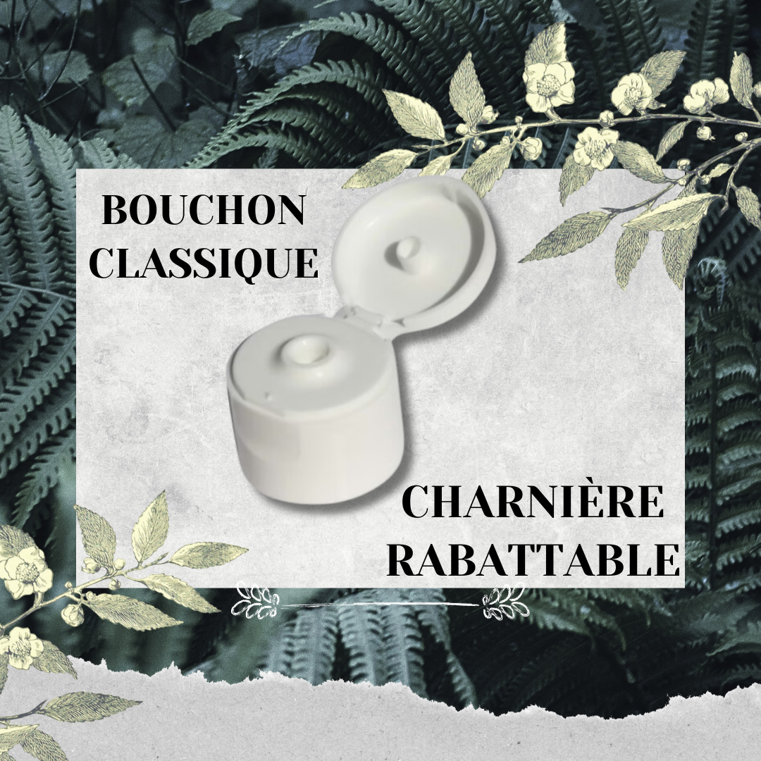 Bouchon à charnière rabattable classique