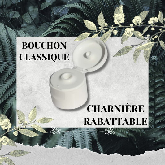 Bouchon à charnière rabattable classique