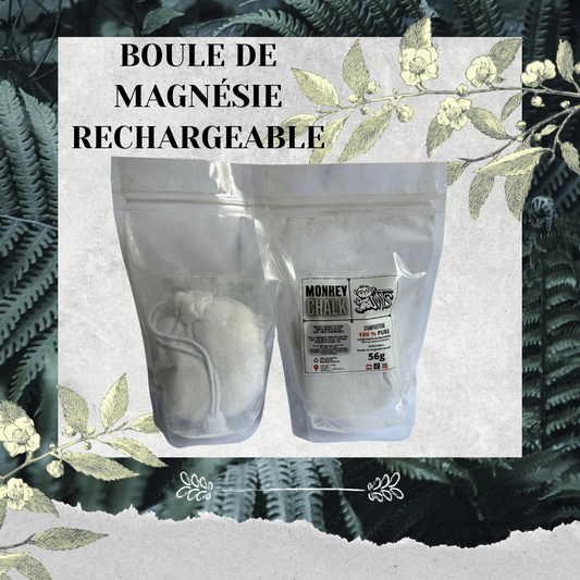 Boule de magnésie rechargeable Monkey Chalk Ball