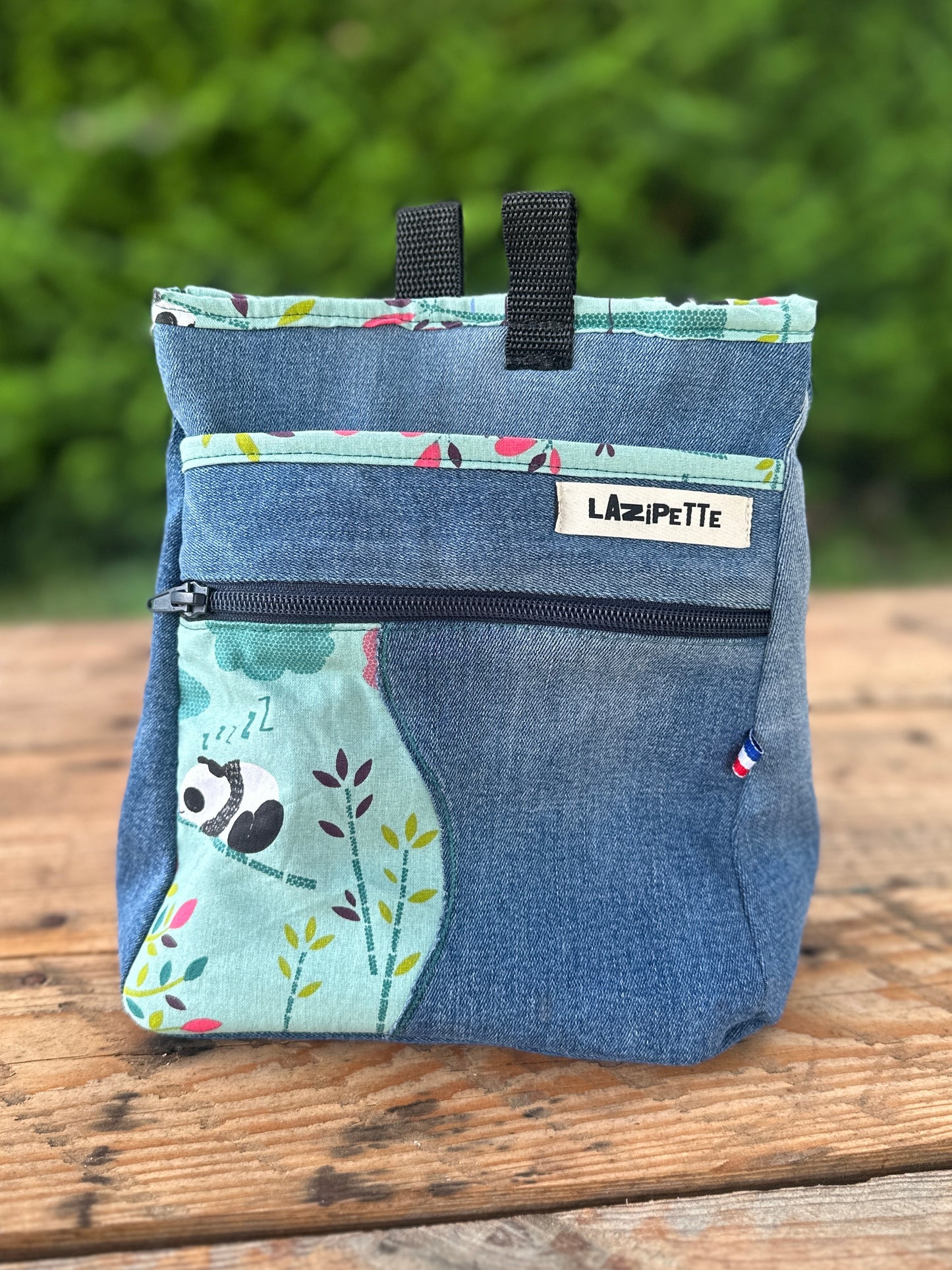 Sac à pof de bloc Panda fermeture à aimants