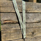 Tour de cou pompon vert téléphone