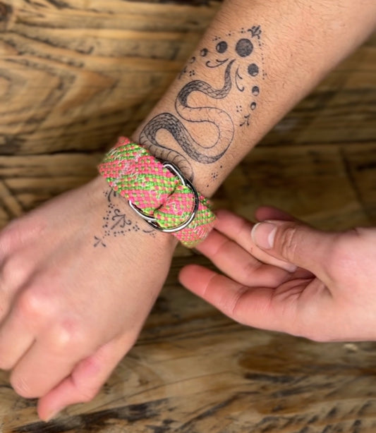 Bracelet en corde d’escalade