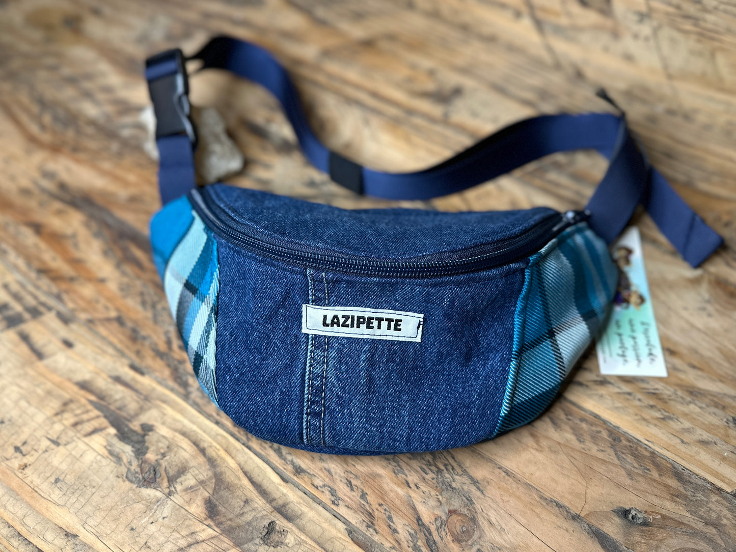 Sac banane blue 1