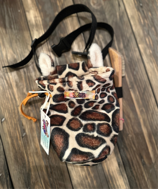 Sac à pof girafe oreilles sac à magnesie