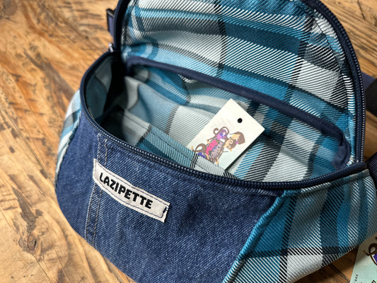 Sac banane blue 1