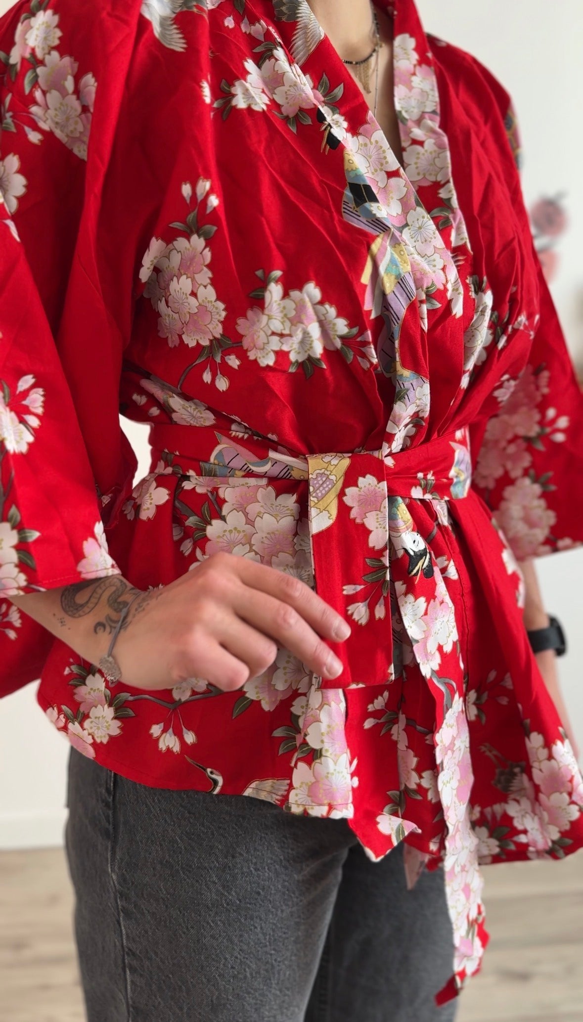 Veste haori kimono japonais