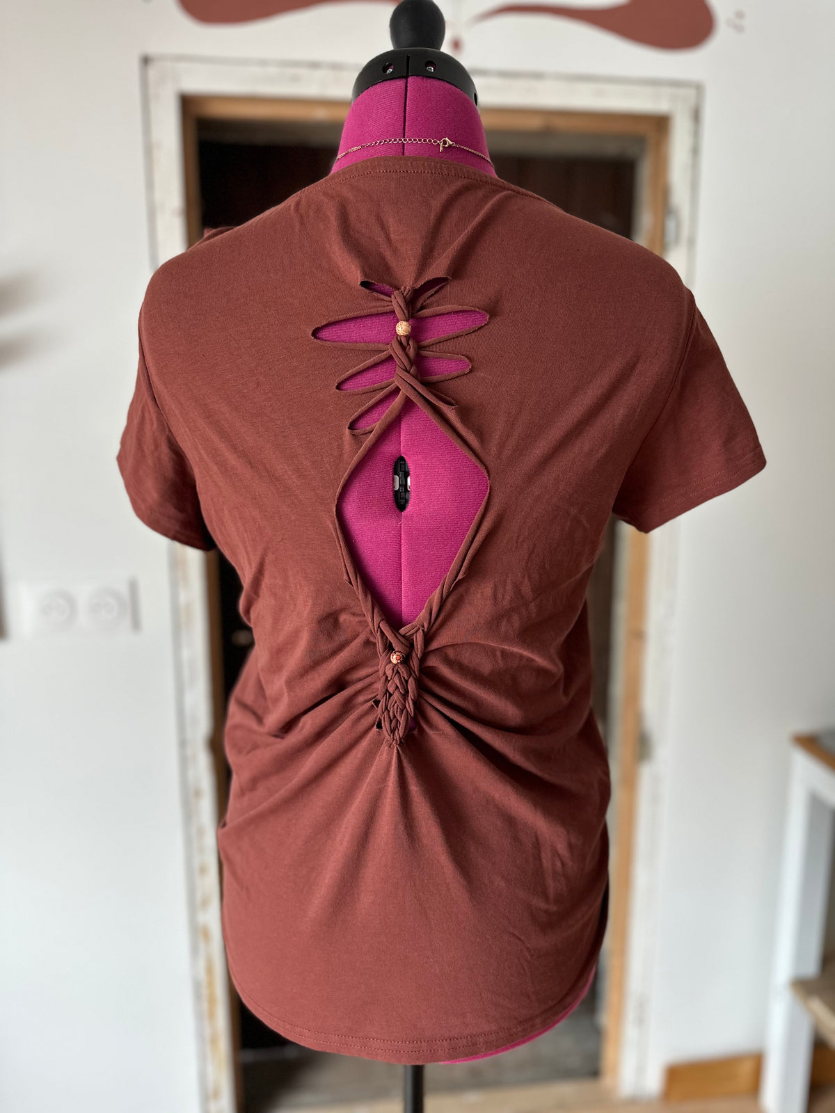 T shirt tressé