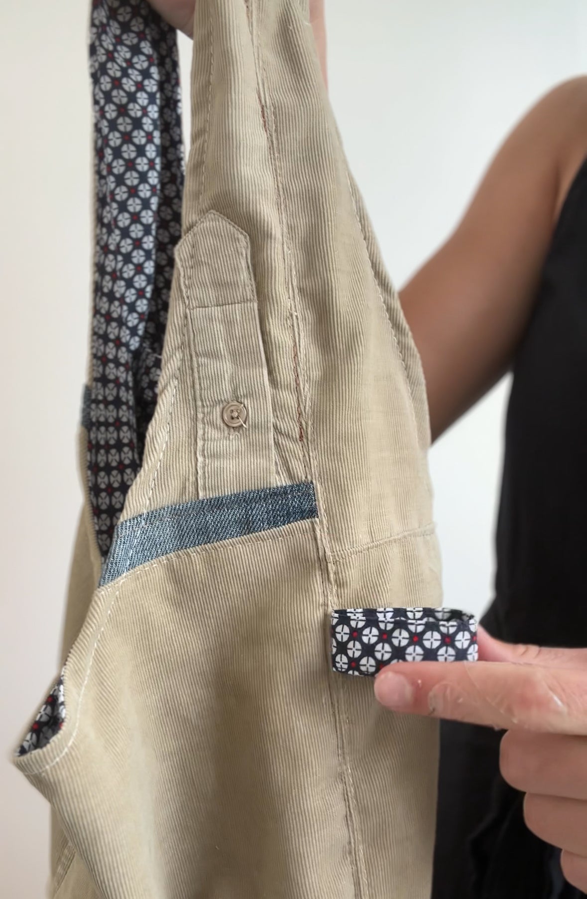 Sac Hobo réversible « Cow-boy »