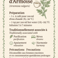 Infusion d’armoise et bâtonnets de fumigation