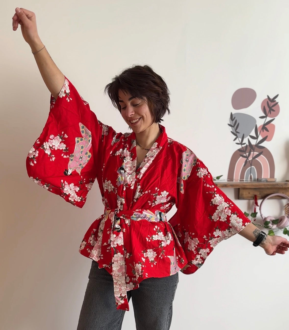 Veste haori kimono japonais