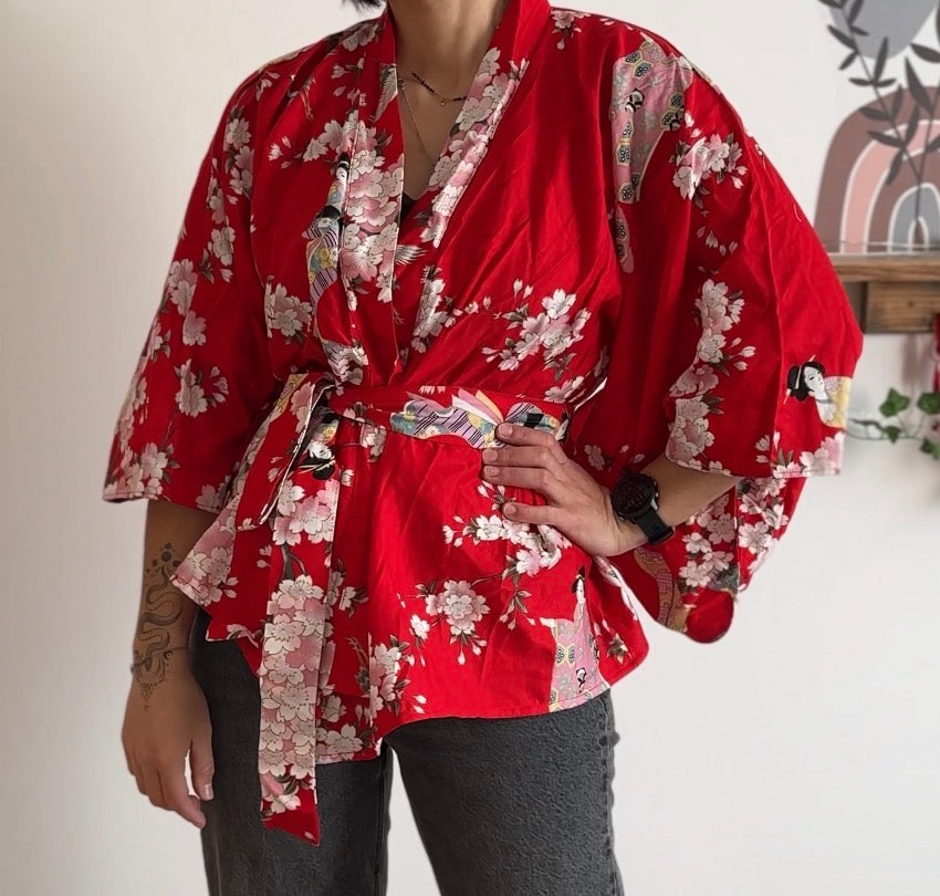 Veste haori kimono japonais