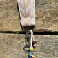 Tour de cou rose téléphone