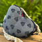 Sac à bandoulière molletonné cœur