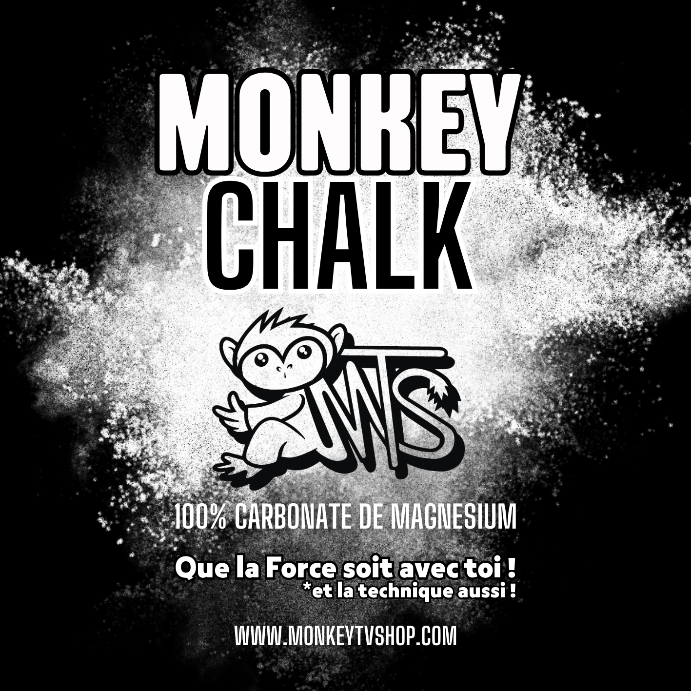 Monkey Chalk magnésie en poudre concassée