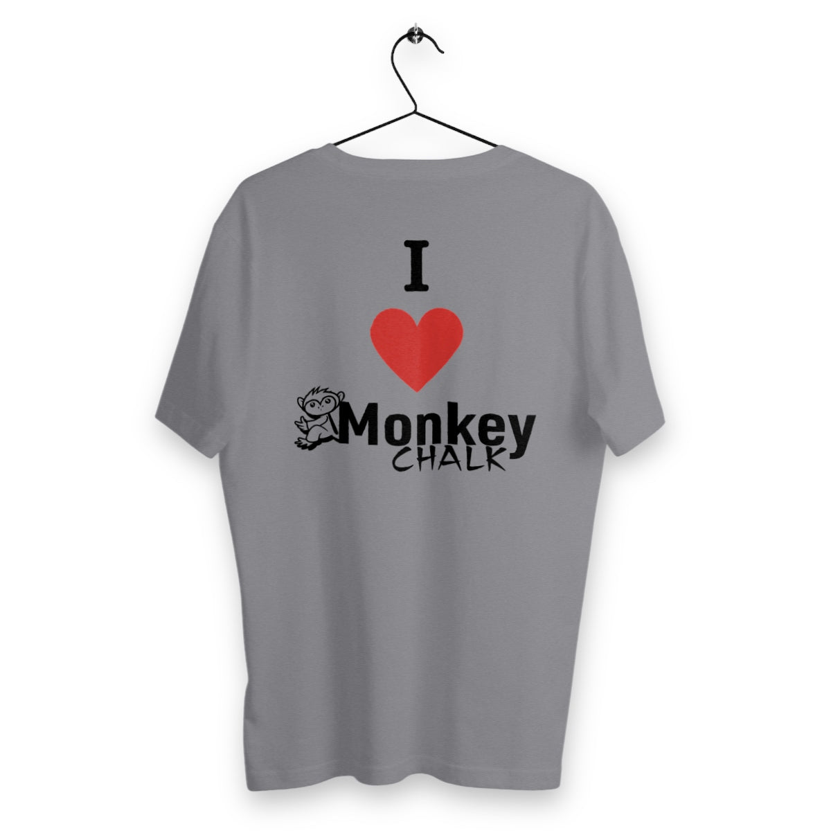 T-shirt I love Monkey clair