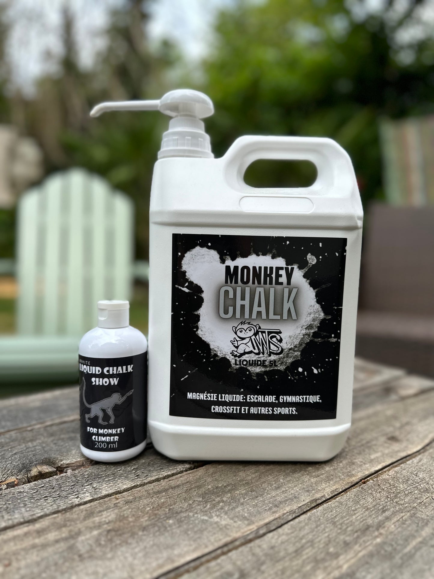 Monkey Chalk 5L magnésie liquide avec Pompe de recharge