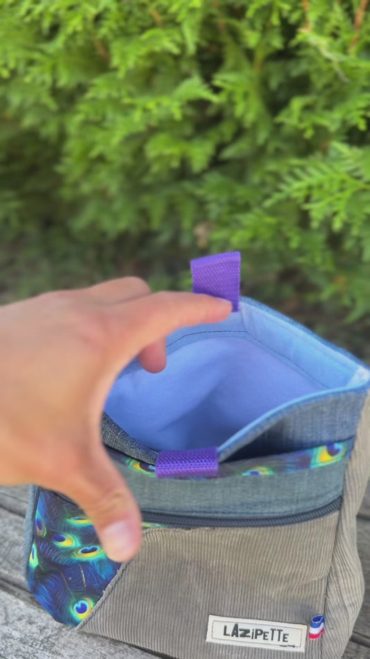 Sac à pof de bloc fermeture aimantée 🧲 LaZipette